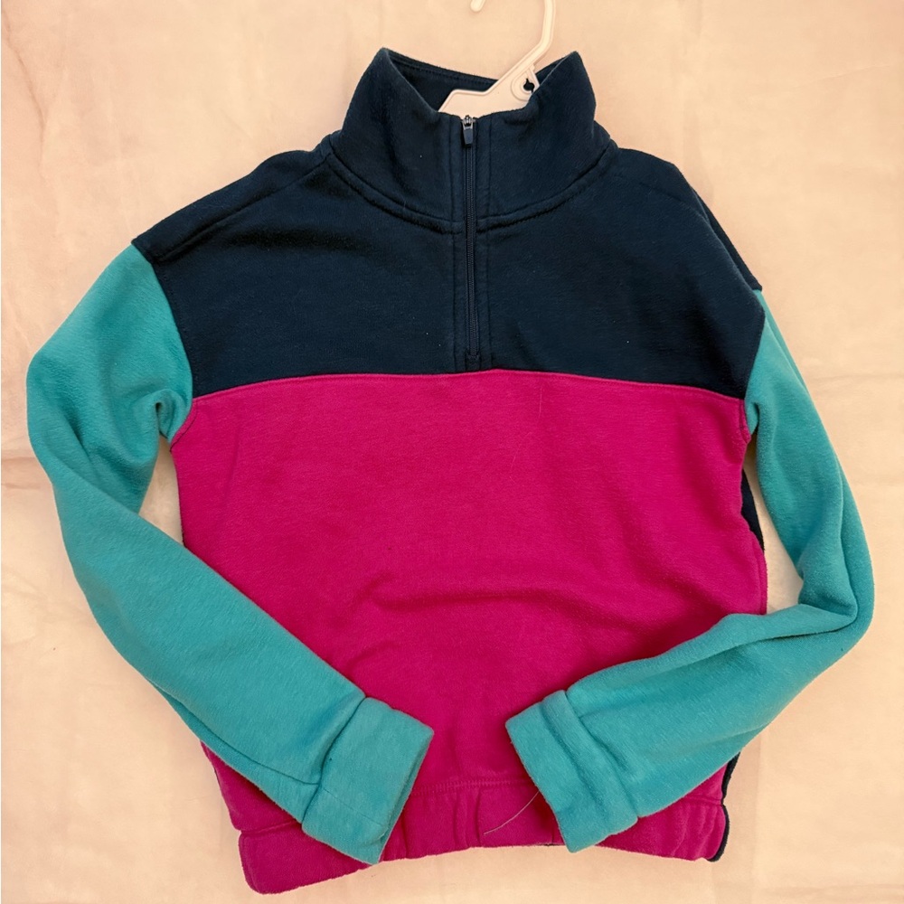 Colorblock Half-Zip Sweatshirt